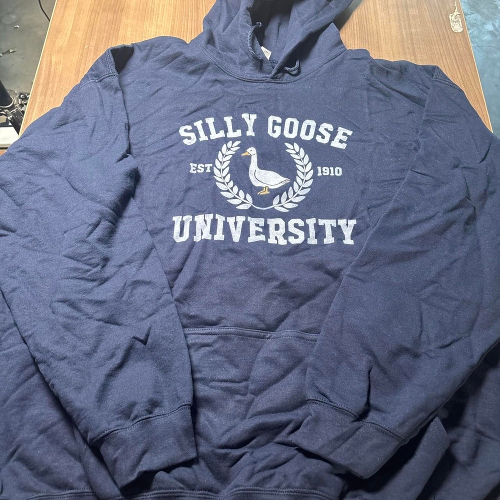 GIldan Navy hoodie size 4XL